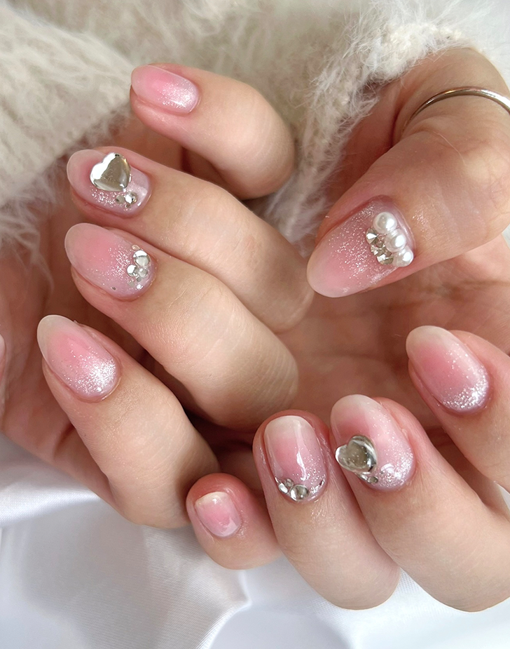 ギャラリー：ハートネイル